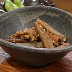 桶家乃隠居 - ごぼうの甘辛煮？