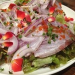 ビジュアルが美しい鮮魚のカルパッチョ