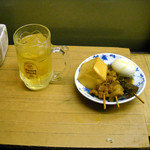 ハイボール350円とバージョン550円