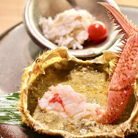 活 かに市 - 毛がにの甲羅かにみそ和え