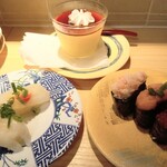 南房総 やまと寿司 - 生たこ　なめらかプリン　彩り3貫