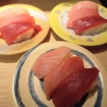 南房総 やまと寿司 - まぐろ3貫