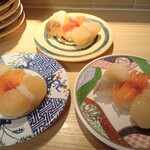 南房総 やまと寿司 - 活貝3貫