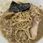 SCLabo - 味付替玉をスープに投入して〆