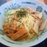 日高屋 - 汁なしラーメン大盛り。