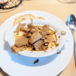 La Brianza - トリュフと玉子のオーブン焼きまだサマートリュフ。