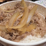 Sukiya - 牛丼並400円＋おろしポン酢150円＋とん汁200円＋からあげ２個110円