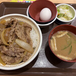 Sukiya - 牛丼大盛り580円＋３点セット190円