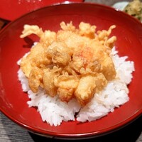 江戸前晋作 - かき揚げの天丼
