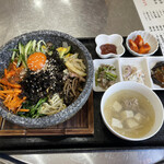 韓国料理 おんま - 石焼きビビンバ定食♪