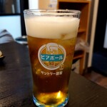 九州炭火酒場ばってん - ビアボール濃いめ：550円