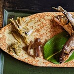 郷土料理ともん - ヤマウドの皮のきんぴら/ふき味噌/キャラブキ