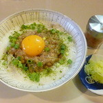 シロクマ食堂 - とろろなっとうそば2013.8.31