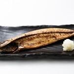 Grilled half mackerel