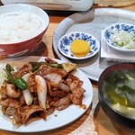 しらさぎ食堂 - 焼肉定食 ¥850 