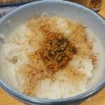 らーめん もんつきかかか - 青唐辛子ごはん