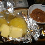 中むら - 自家製塩辛付きのジャガバター