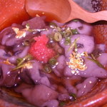 中むら - ナマコポン酢