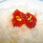 中むら - 金箔が奢られたマスの筋子