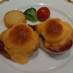 レ セゾン - 2013 9 朝食 卵料理を変えてもらいました(私) エッグベネディクティン
