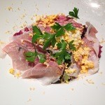 RISTORANTE HiRo 博多店 - 有機野菜とパルマ産生ハムのサラダ