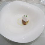 クイントカント - 甘海老 ブレザオラ：ブリオッシュ、アメリケーヌ・ジェラート、マジョラム2