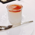 ソンブルイユ TOKYO - プティデセール　シャンパンのシャーベット　フランボワーズ