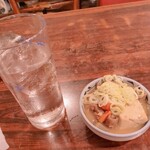 居酒屋まりも - 焼酎水割りと煮込み