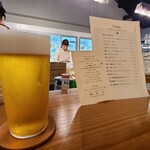 糠漬工房 Nipote - お酒①カールスバーグ(生ビール、ドイツ)(税込700円)