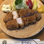 Tonkatsu Katsusei - 特ロース1,300円＋ライス200円＋みそ汁200円