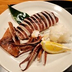 くぼ田 - イカ焼き定食(1,200円)