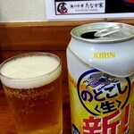 俺の中華たなか家 - グラスも冷え❄冷え❄のどごし生も冷え❄冷え❄