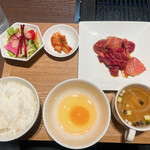 焼肉とWINE TORAYOSHI - カルビランチ