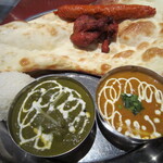 パティヤラパレス - スペシャルセット　エッグキーマとサグチキン