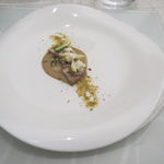 クイントカント - マイアリーノ・インサラータ：アスパラ、マグロのカラスミ、ピスタチオ2