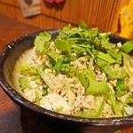 OKIRAKU - パクチーとゴーヤの島豆腐チャンプル