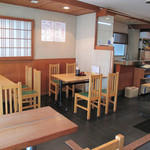 大徳屋 - 1階には厨房があるので、繁忙時はやや落ち着かない感じですが、
商店街を見下ろせる2階席は比較的静かです。
