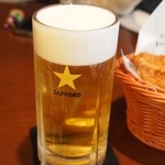 スリーヴァーチュー - 生ビール中おかわり