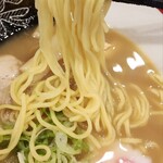 ラーメン 一楽 - 麺の感じ