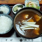 そば処　柳川家 - カレー南蛮セット