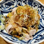和酒・煮込み らいどん - 蒸し茄子と豚しゃぶの四川風