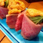かねます - 生うに牛巻き