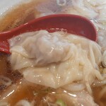 さらしな - 大振りなワンタンが4個！