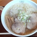 さらしな - 塩ワンタン麺(800円也) 塩ラースープも抜群！