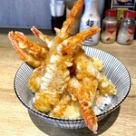 天ぷら酒場 上ル商店 - 七尾の海老天丼
