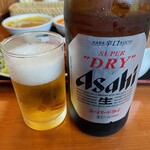 天竺薬膳 北印度料理 みらん - ビール中瓶アサヒ