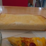 こつぶcafe - ○ハニートースト
マーガリンとはちみつが塗られていて
合わさった味わいのハーモニーを奏でてるようで
美味しい味わいだねえ♪って文章美化し過ぎ❔（笑）