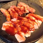あみやき亭 - 豚トロカルビと鶏のせせり、タレ