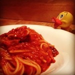 イオラシック - 2013/08/28
      アラビアータをスパゲティで♪
      