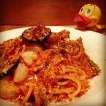 イオラシック - 2013/08/28
      ホタテと夏野菜のトマトクリームパスタ♪